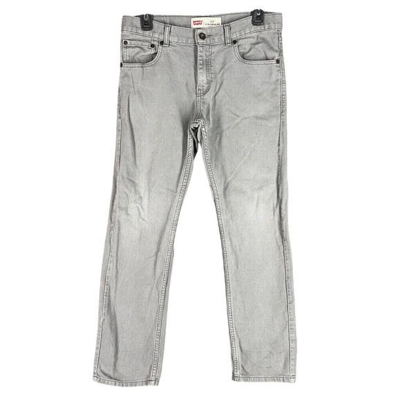 Levi's Other - Levis Pants Boys 18 Gray Slim Straight 513 Casual Bottoms